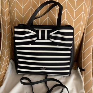 Kate Spade Striped Bow Handbag